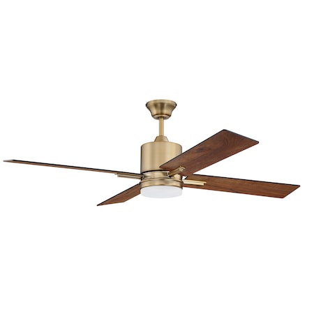 Craftmade 4 Blades, 3 Speeds, 120V/60 Hz, 52 in W TEA52SB4-UCI